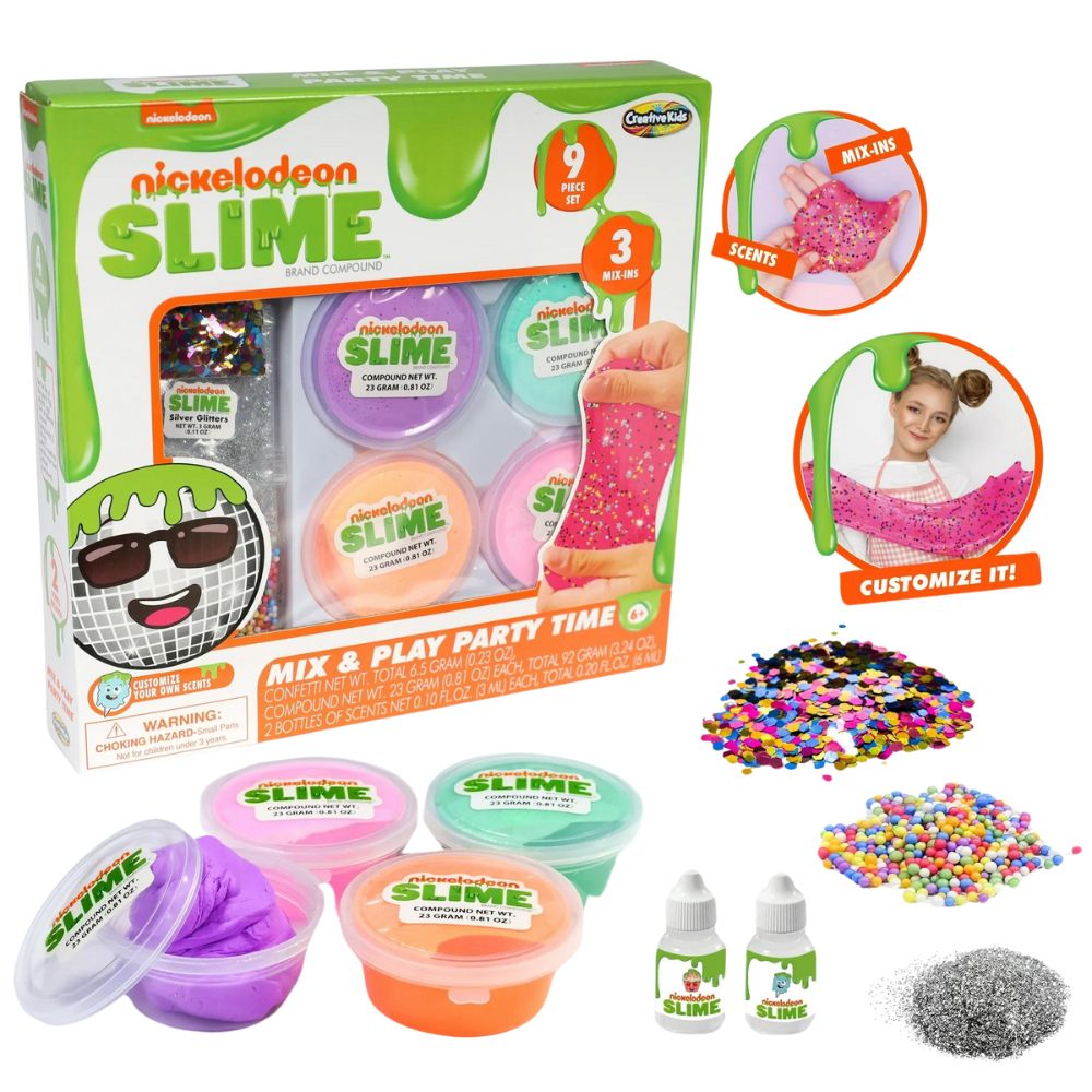 Nickelodeon Slime Mix & Play Party Time 92g 6+