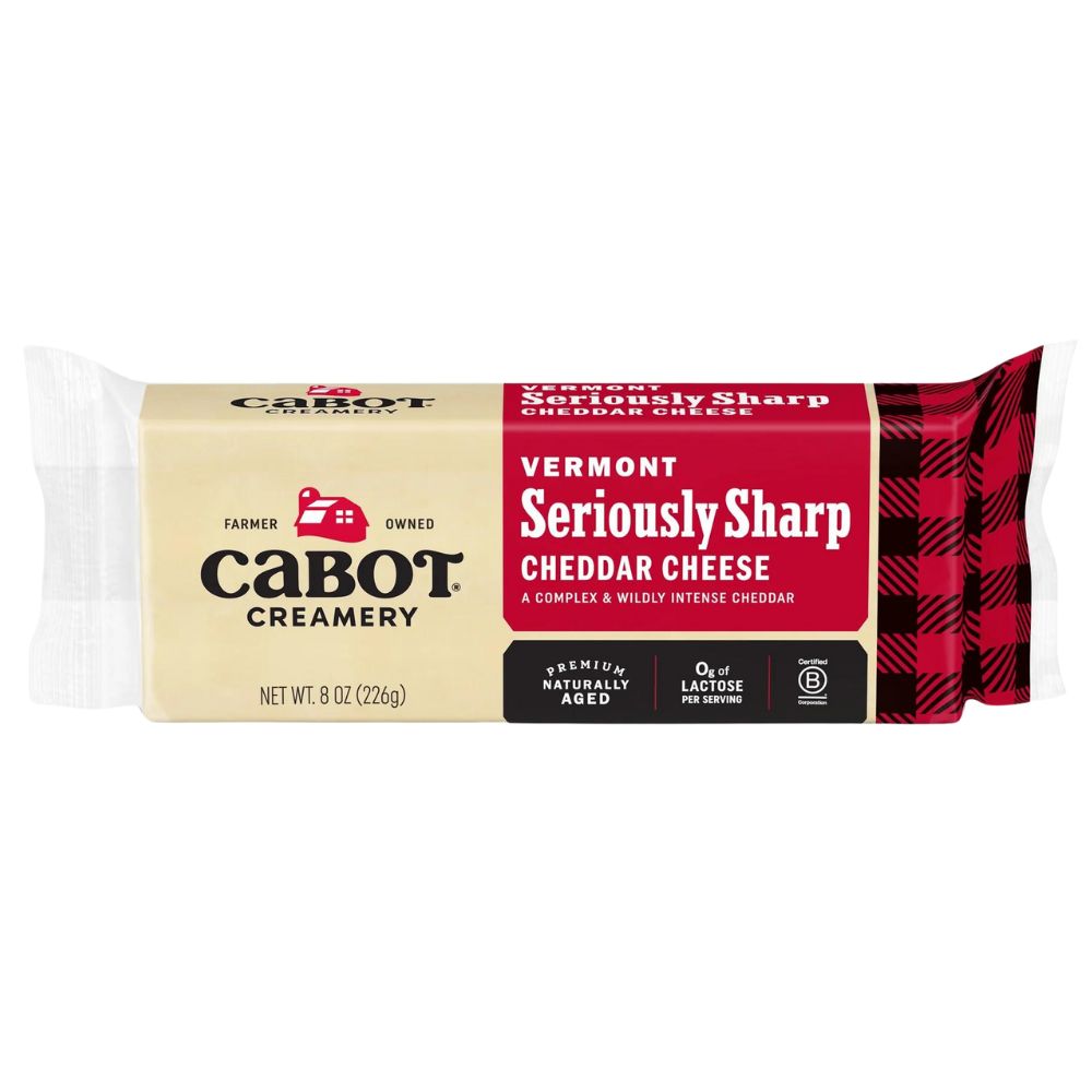 Cabot Creamery Vermont Seriously Sharp Cheddar Cheese 226gr