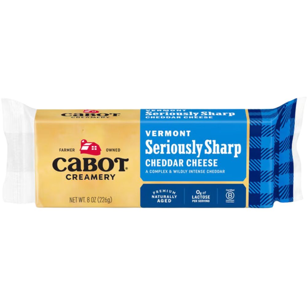 Cabot Creamery Vermont Seriously Sharp Cheddar Cheese 226gr