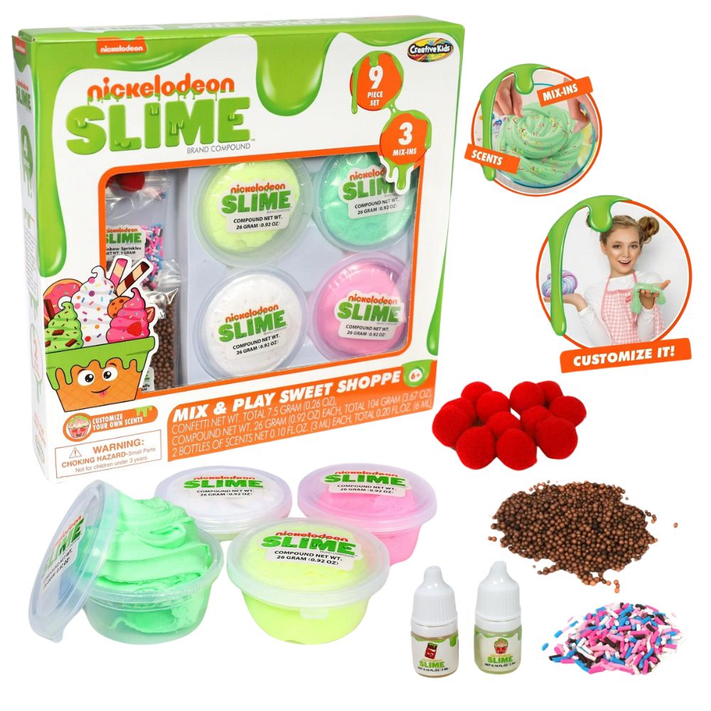 Nickelodeon Slime Mix & Play Sweet Shoppe 104g 6+