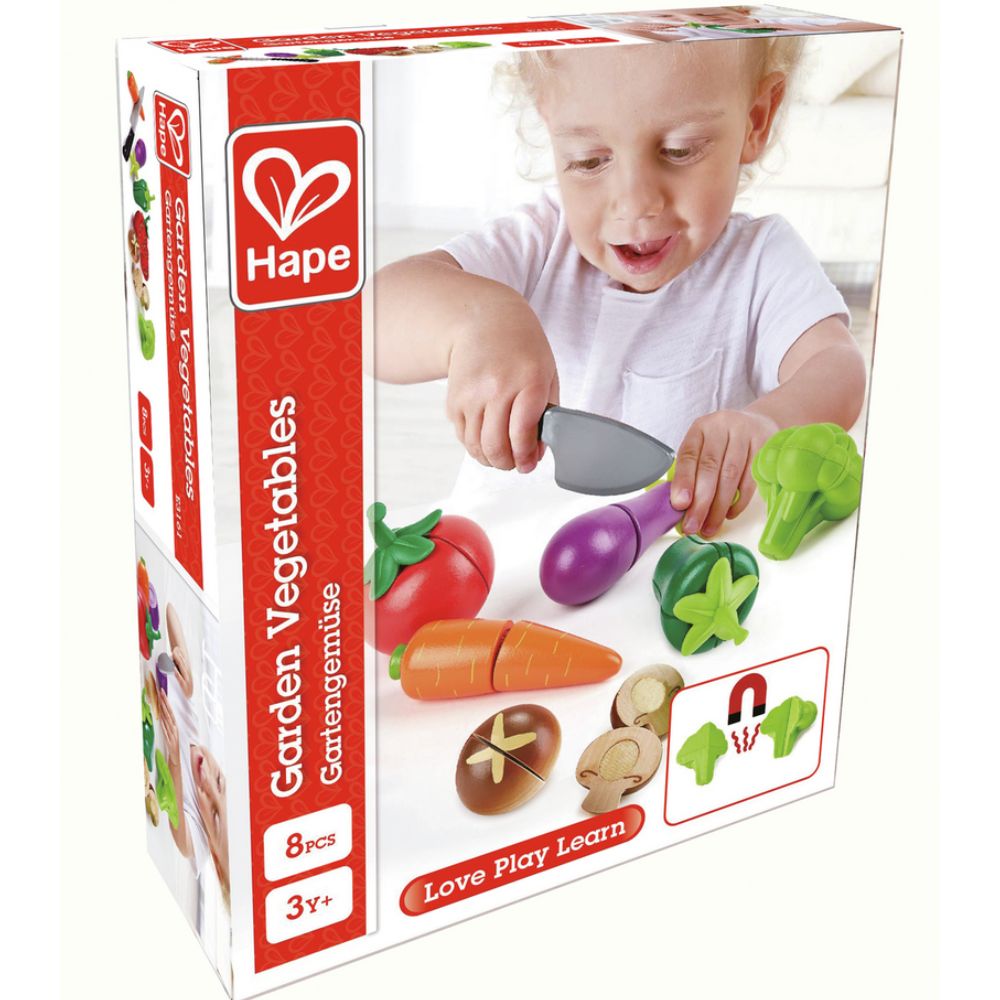 Hape Garden Vegetables 8 Pieces 3+