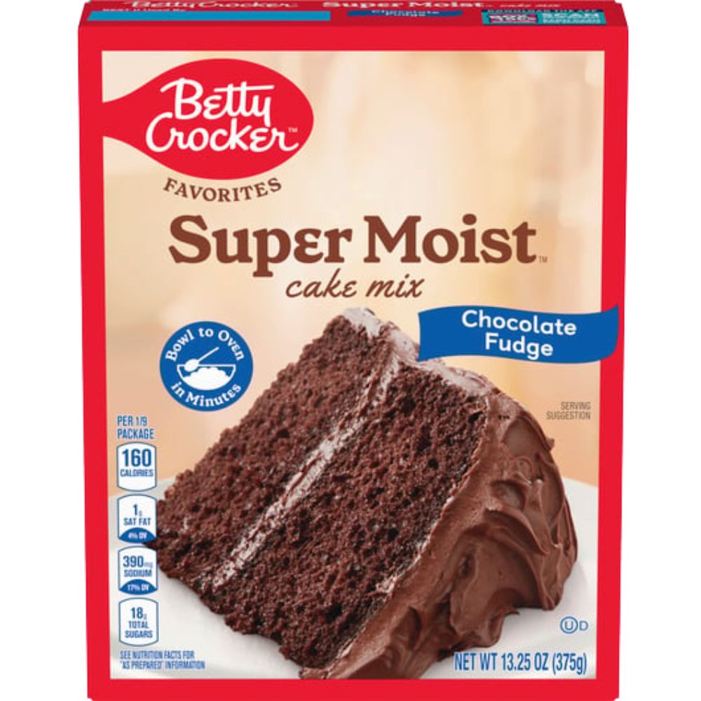 Betty Crocker Super Moist Chocolate Fudge Cake Mix 375gr