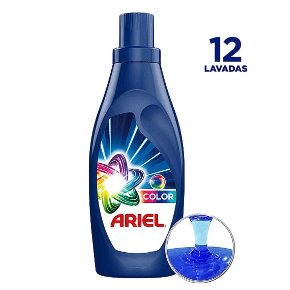 Ariel Detergente Liquido Color Concentrado 12 Lavadas 800ml