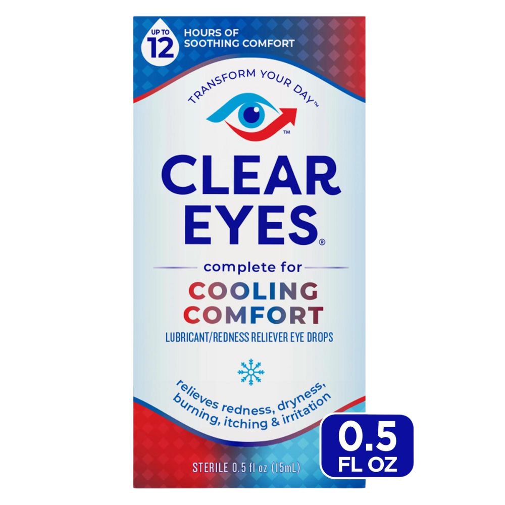 Clear Eyes Gotas Oftalmicas Cooling Comfort Redness Relief 15ml