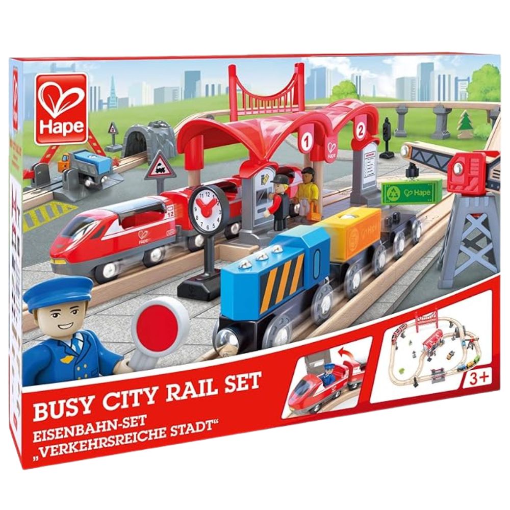 Hape Busy City Set Rail 3+