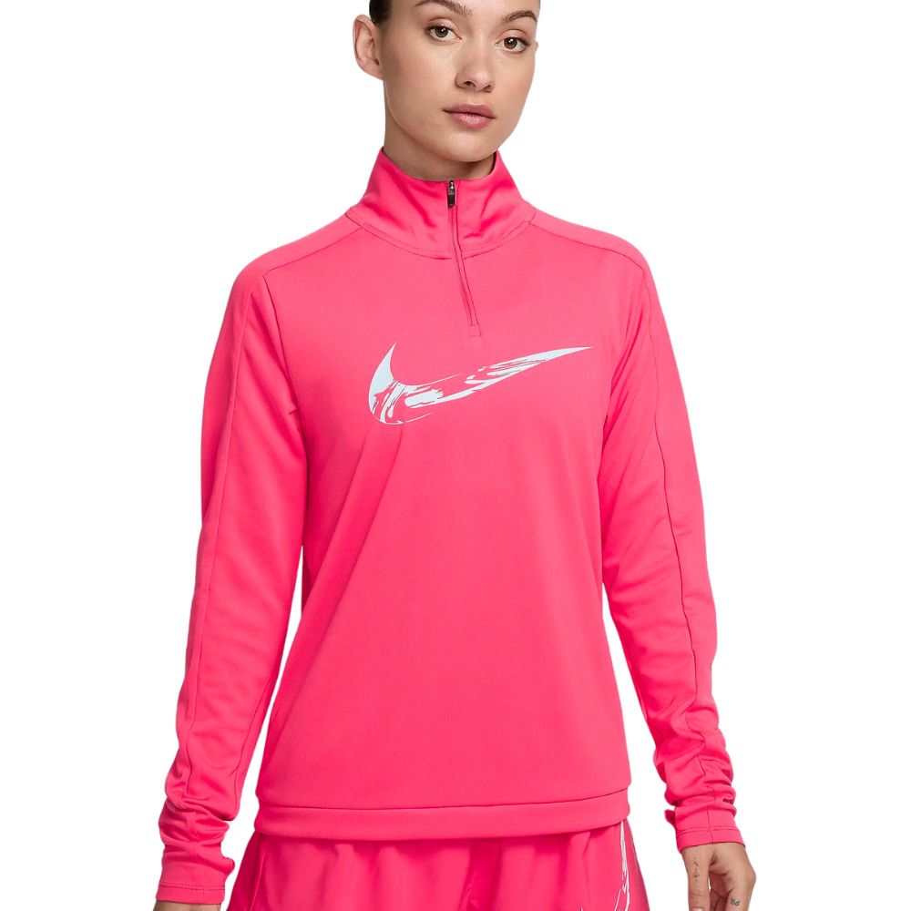 Nike Swoosh Dri Fit Midlayer 1/4 Zip para Damas