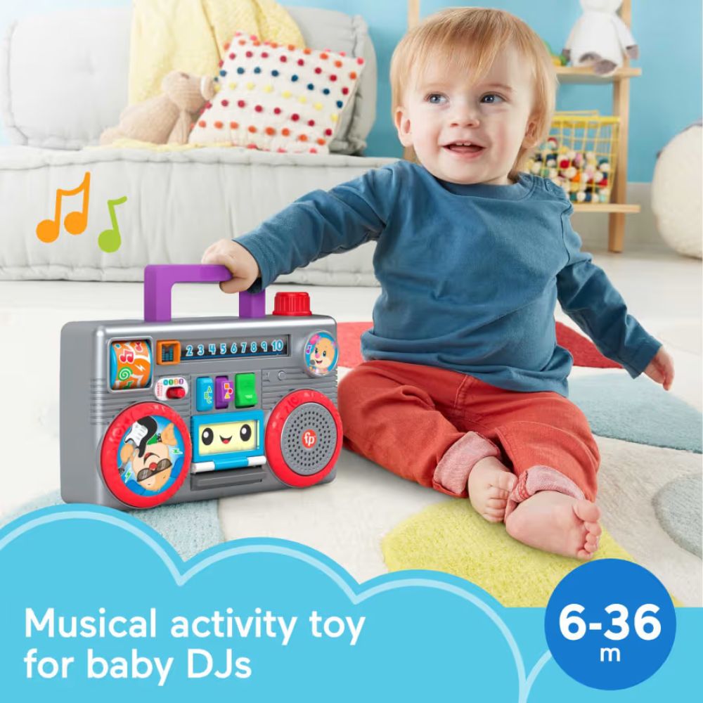 Fisher Price Busy Boombox Laugh & Learn 6-36m