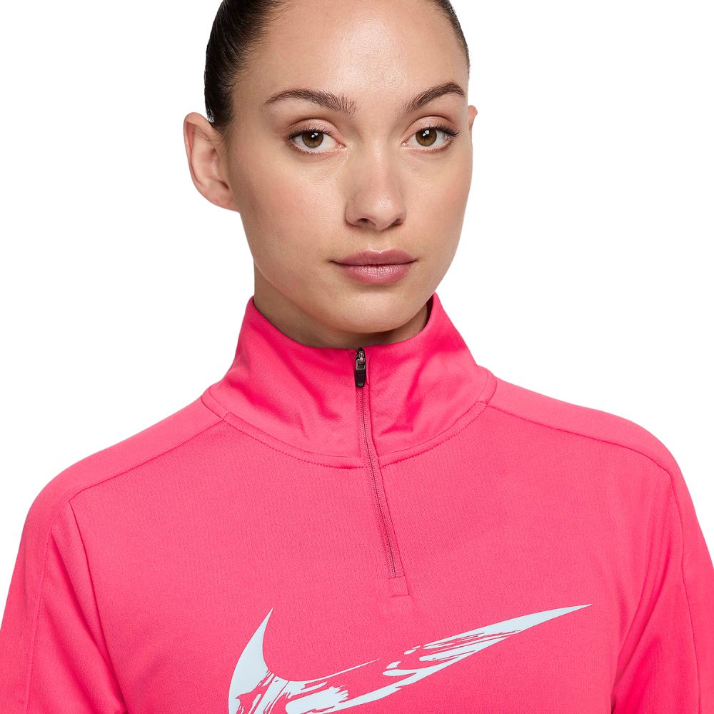 Nike Swoosh Dri Fit Midlayer 1/4 Zip para Damas