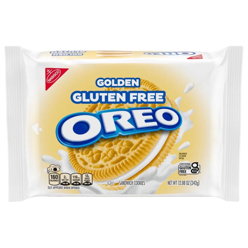 Oreo Golden Sandwich Cookies Gluten Free 342gr