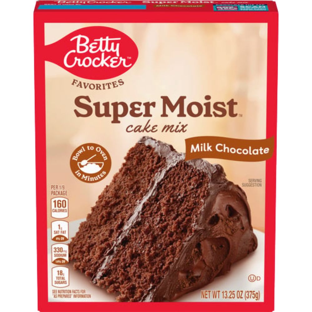 Betty Crocker Super Moist Milk Chocolate Cake Mix 375gr