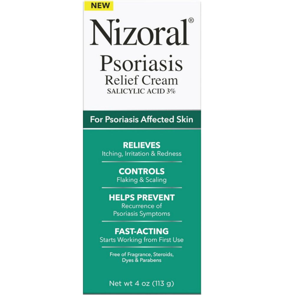 Nizoral Psoriasis Relief Cream Salicylic Acid 3% 113gr