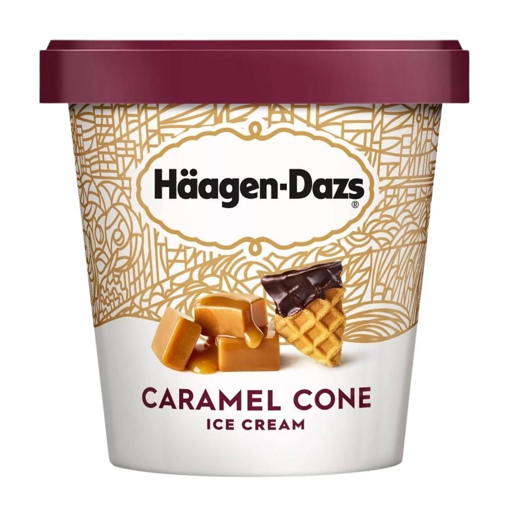 Helado Haagen Dazs Caramel Cone 414ml