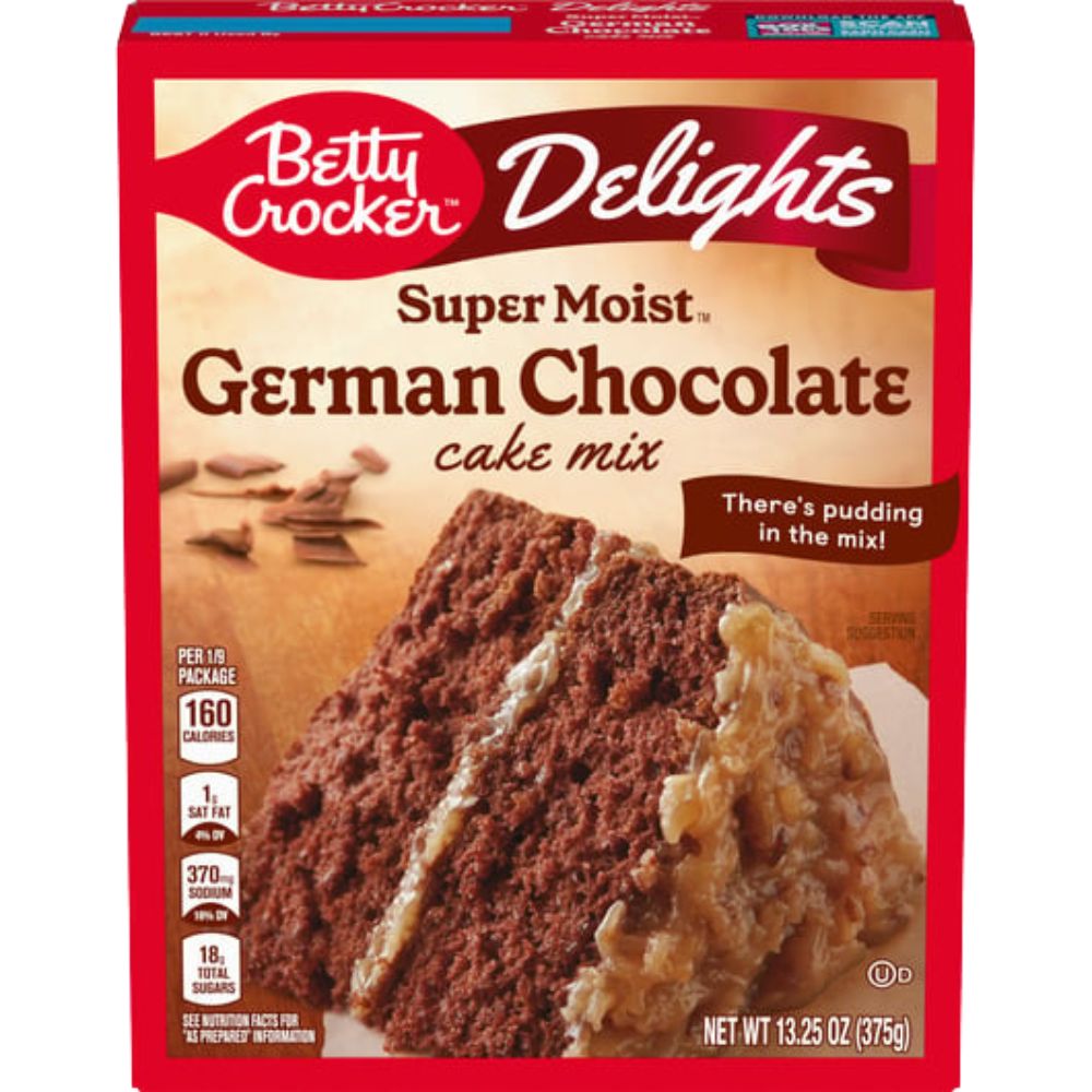 Betty Crocker Super Moist German Chocolate Cake Mix 375gr