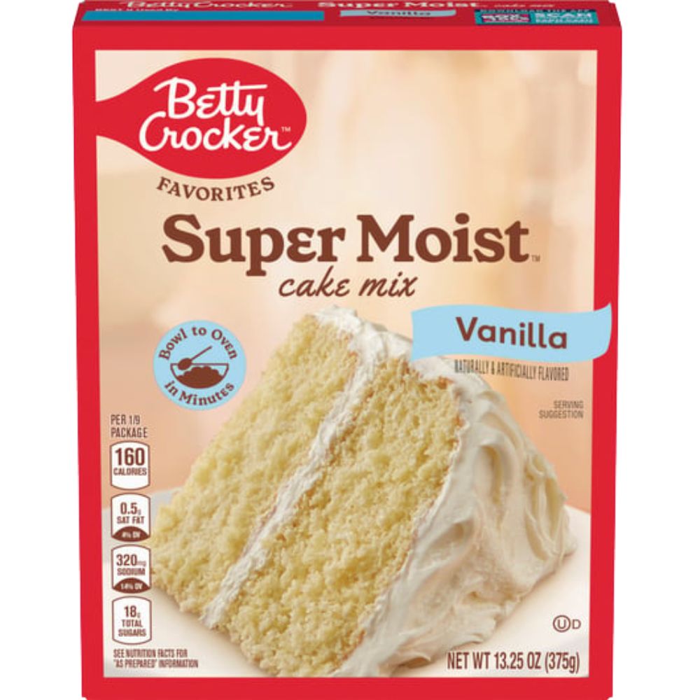 Betty Crocker Super Moist Vanilla Cake Mix 375gr