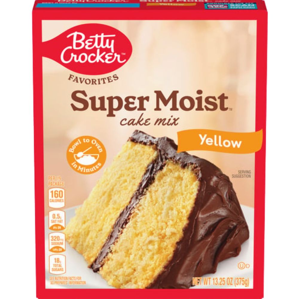 Betty Crocker Super Moist Yellow Cake Mix 375gr