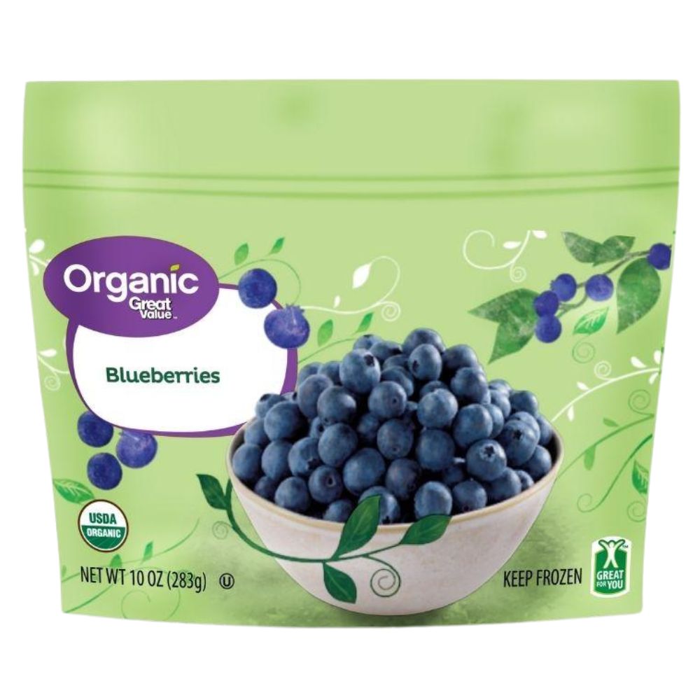 Blueberries Great Value Organic 283 gr