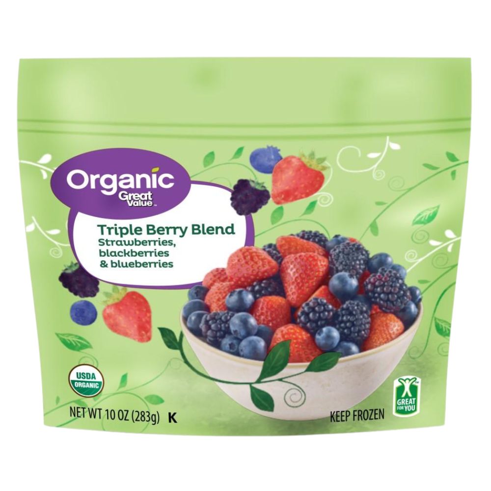 Triple Berry Blend Great Value Organic 283 gr