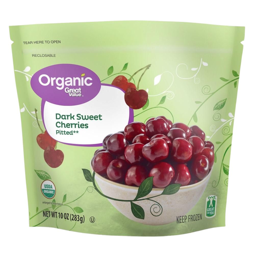 Dark Sweet Cherries Great Value Organic 283 gr