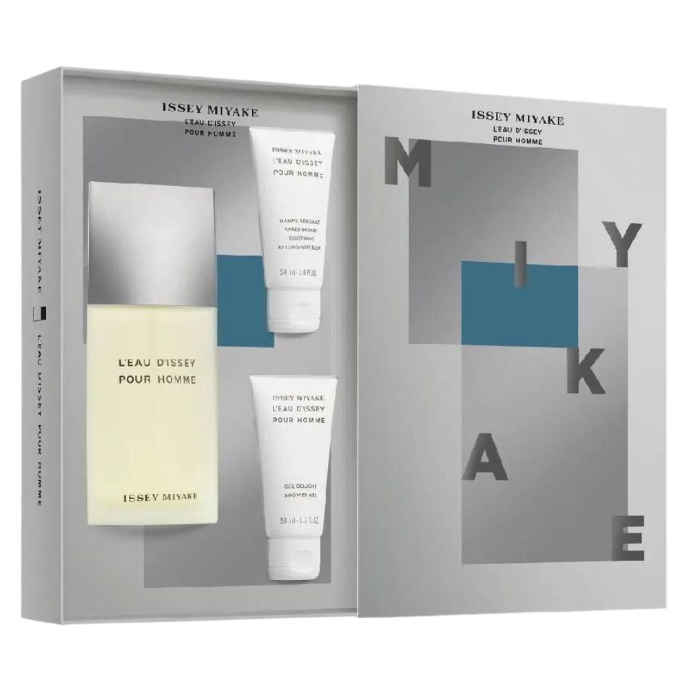 Issey Miyake L´Eau D´Issey Eau De Toilette For Men 125ml + Soothing Afte-Shave 50ml + Shower Gel 50ml Set