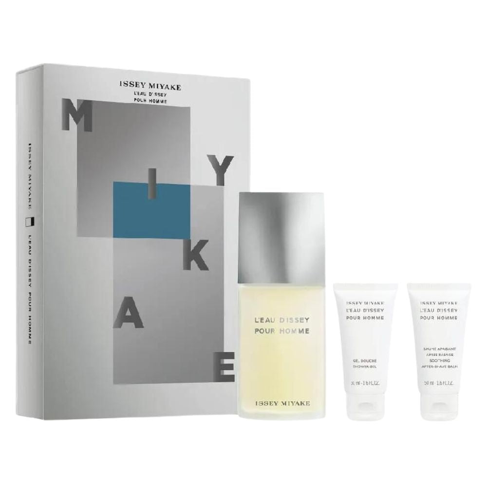 Issey Miyake L´Eau D´Issey Eau De Toilette For Men 125ml + Soothing Afte-Shave 50ml + Shower Gel 50ml Set