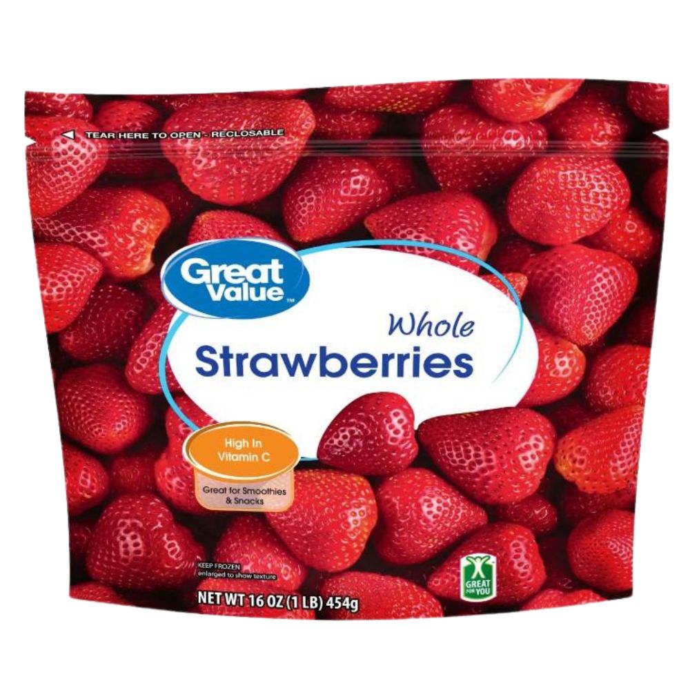 Fresas Great Value Whole 454 gr