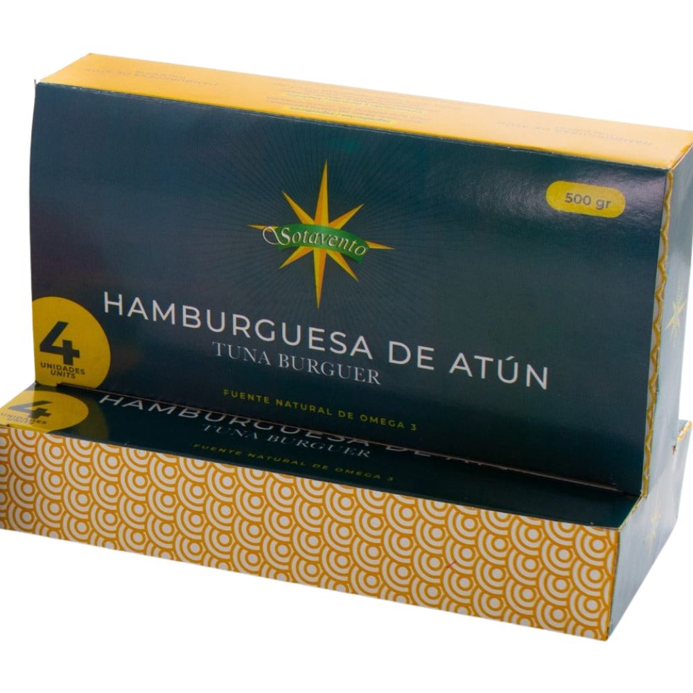 Hamburguesas de Atun Sotavento 4 Unidades 500gr