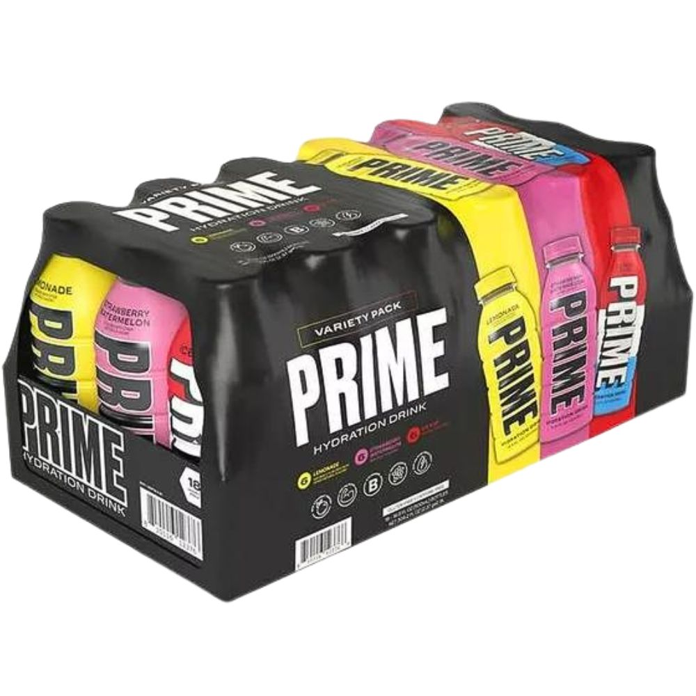 Prime Hydratation Drink Variety Pack 18und 500ml