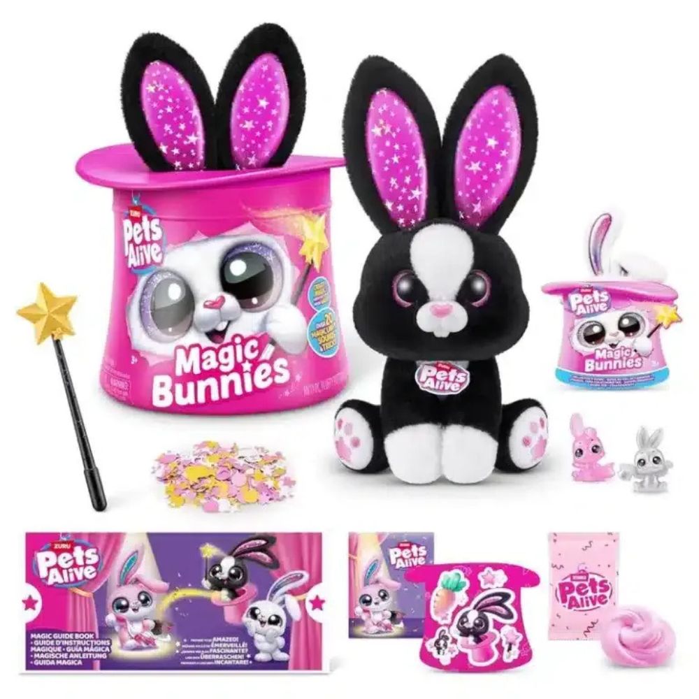 Zuru Pets Alive Magic Bunnies Negro