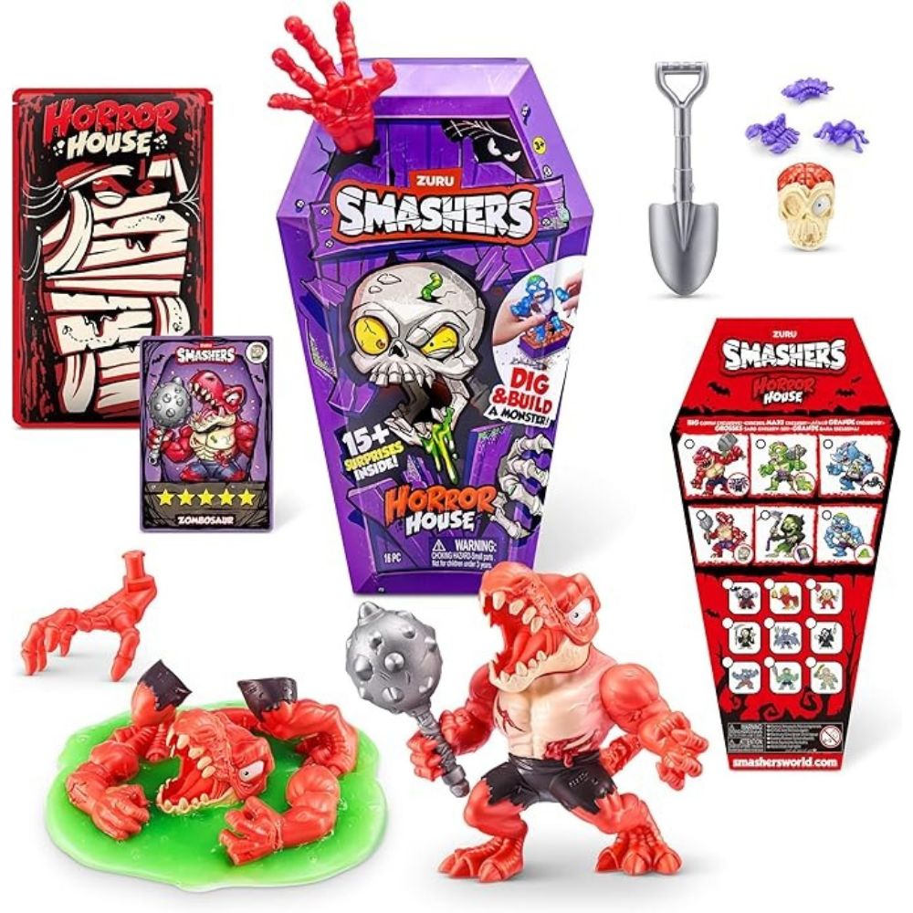 Zuru Smashers Horror House Dig & Build A Monster 16pc
