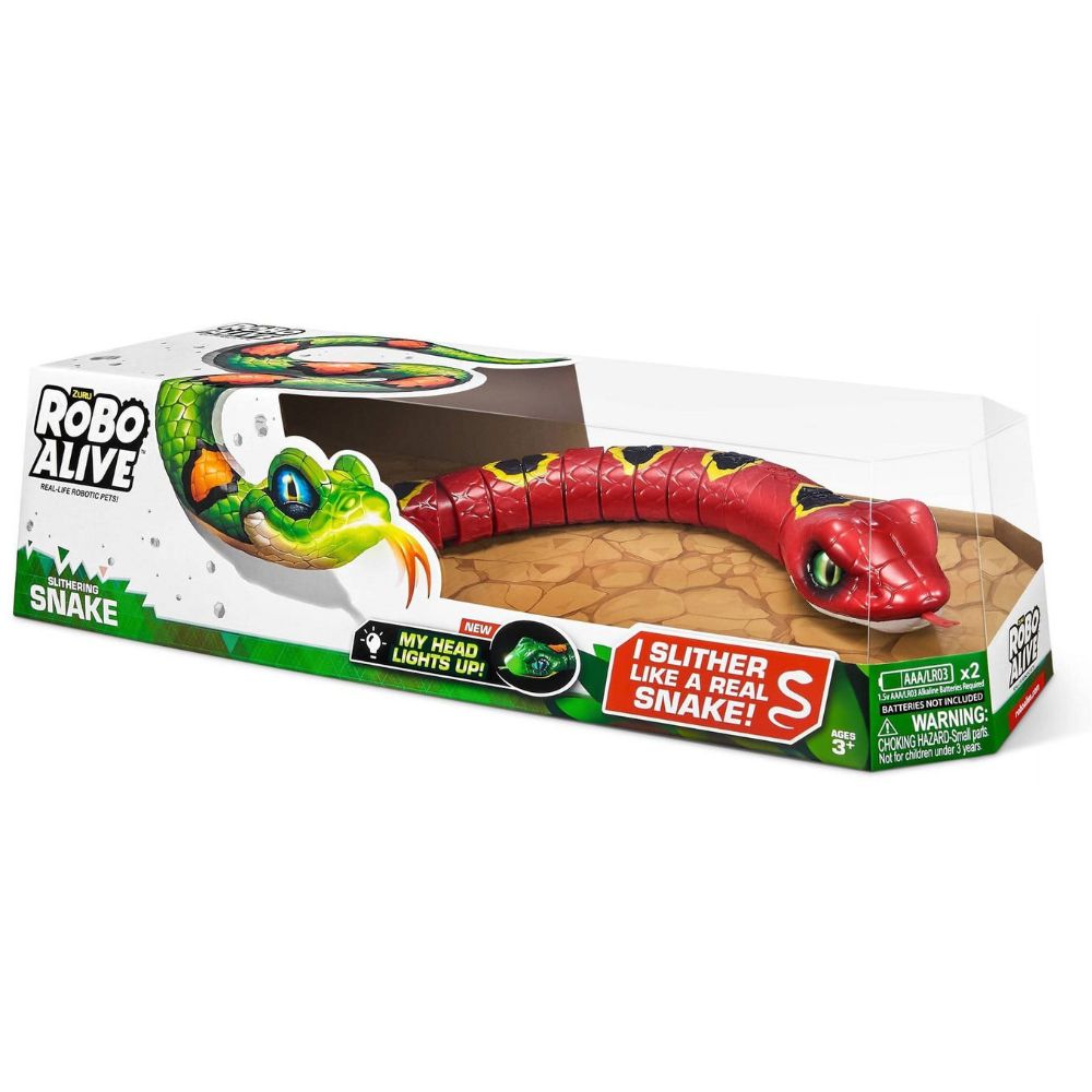 Zuru Robo Alive Slithering Snake Red