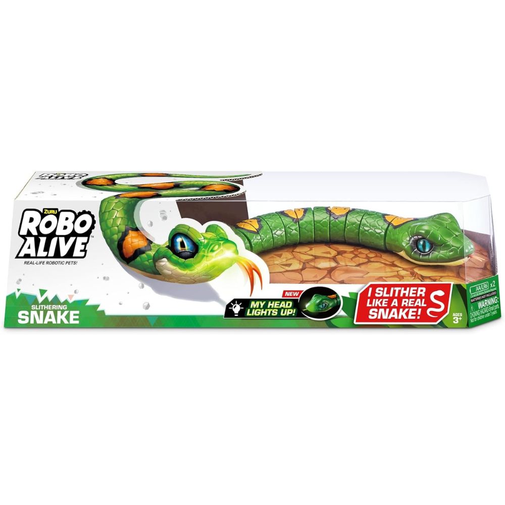 Zuru Robo Alive Slithering Snake Verde