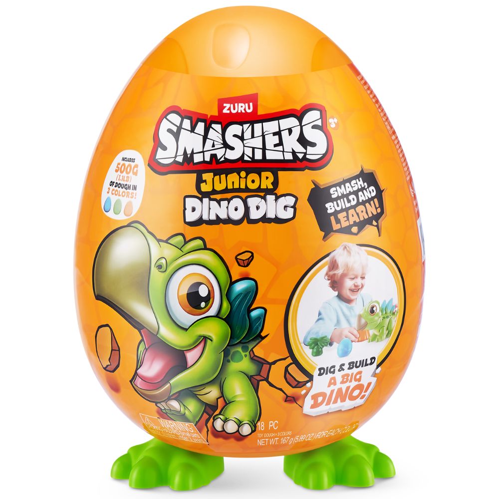 Zuru Smashers Junior Dino Dig Verde 500g 18pc