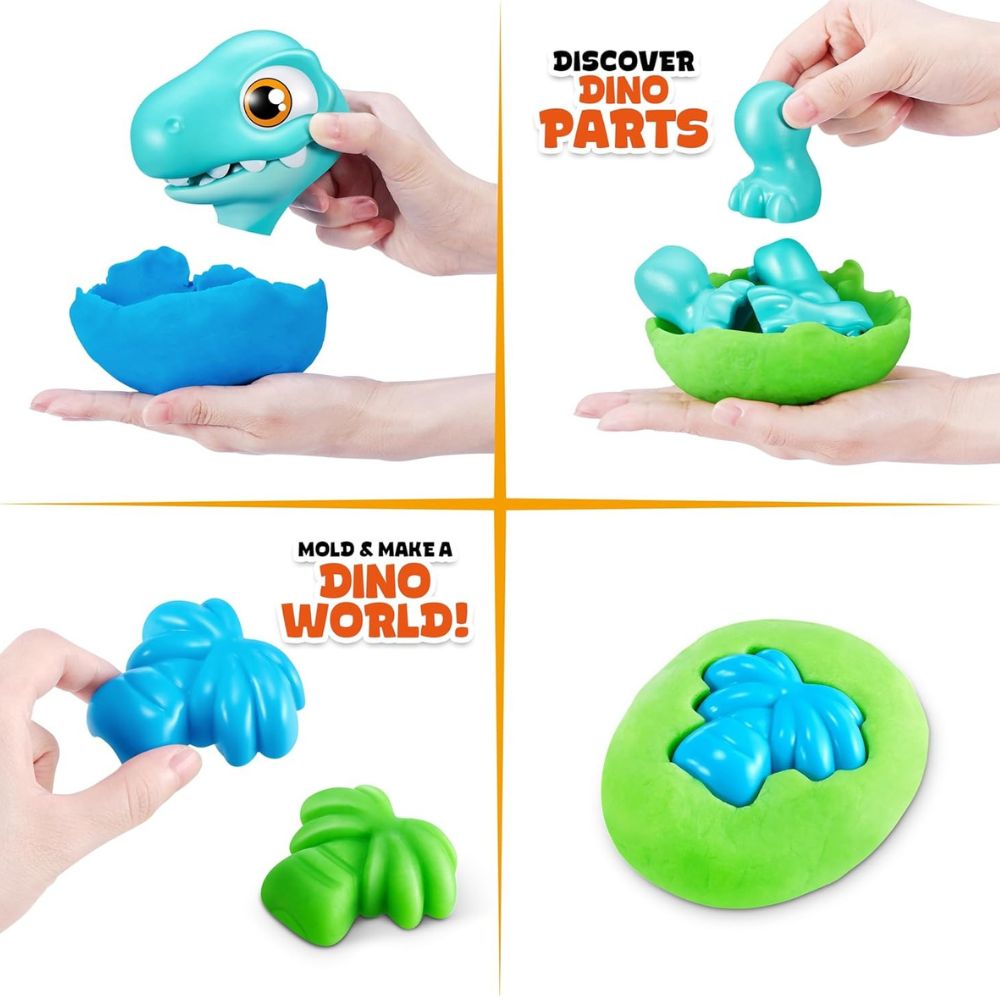 Zuru Smashers Junior Dino Dig Azul 1kg 25pc