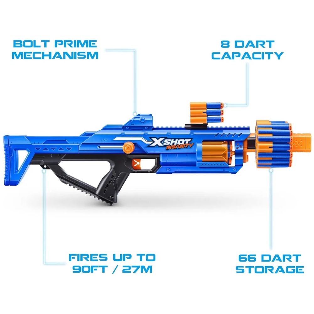 Zuru XShot Insanity Berzerko 8+