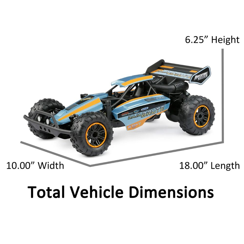 Adventure Force (1:8) Carro Extra Grande Baja Battery Control Remoto