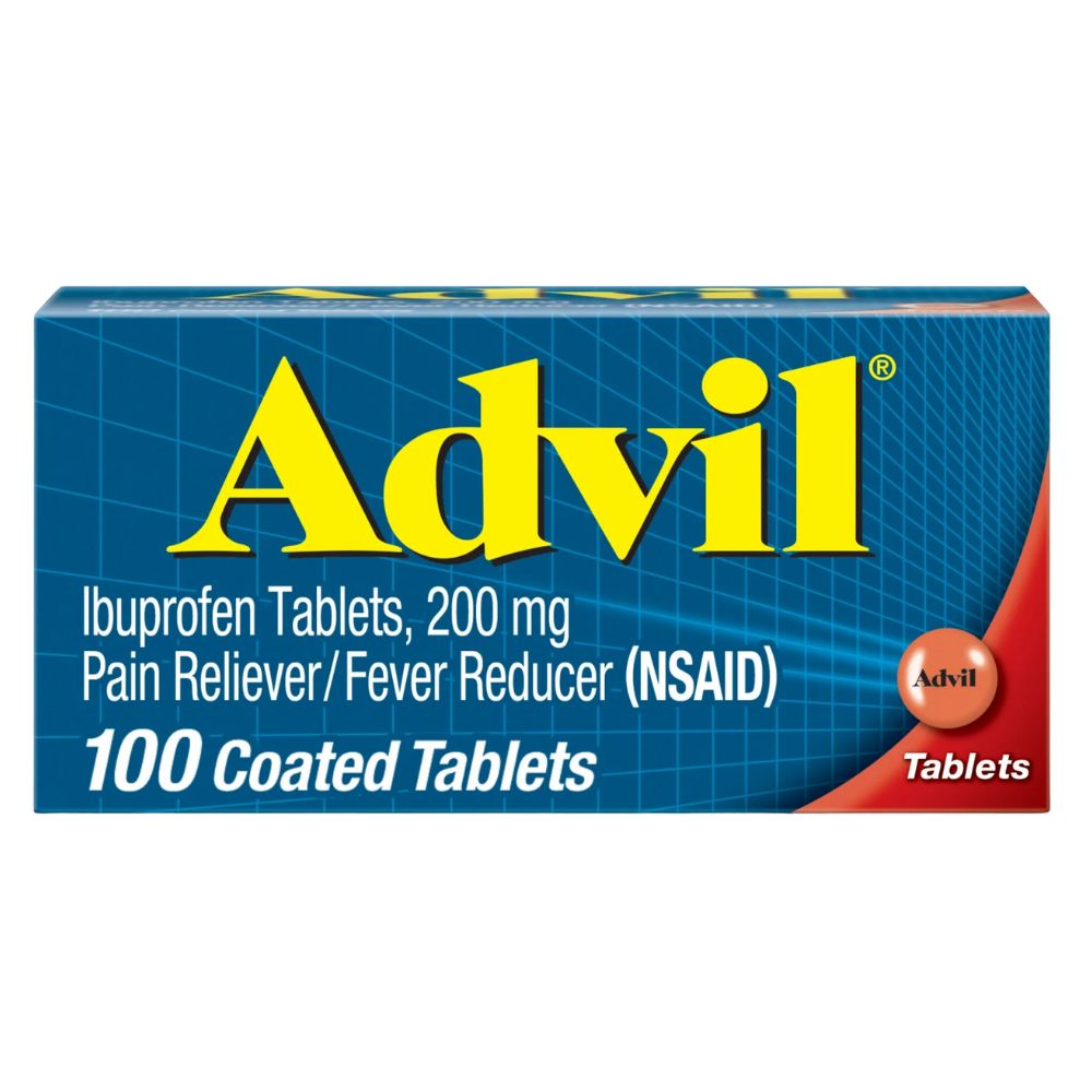 Advil 200mg 100 Coated Tablets