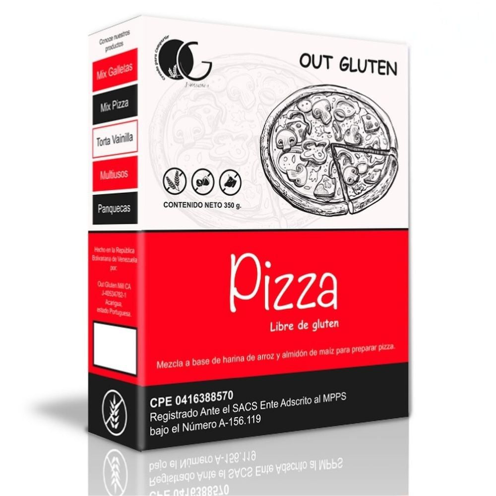 Out Gluten Mezcla Para Pizza 40gr