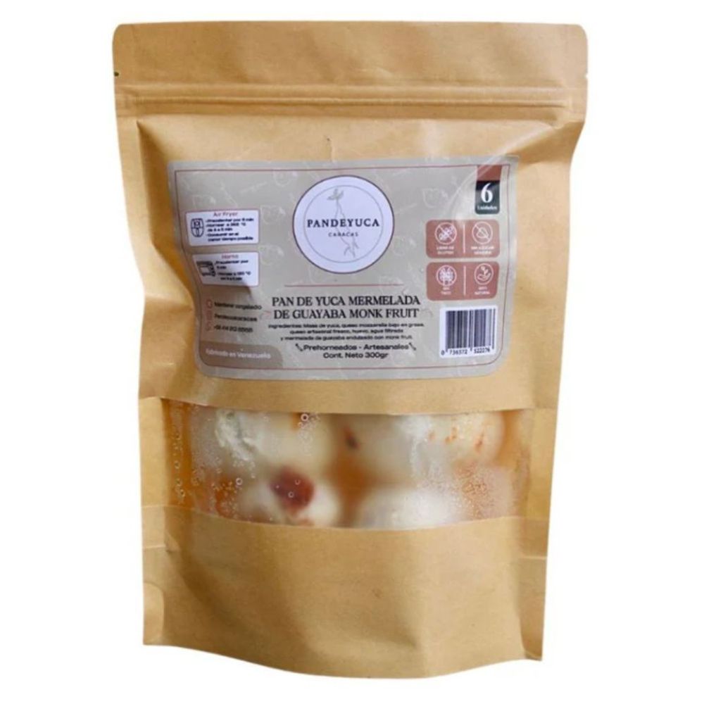 Pan de Yuca Con Guayaba Monkfruit 6 Und