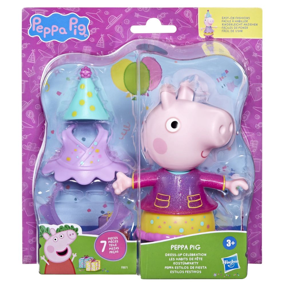 Peppa Pig Dress-Up Celebration 3+ 7 Piezas