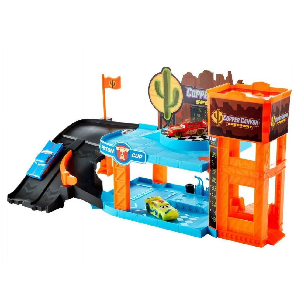 Cars Glow Racers Copper Canyon Glowing Garage 4+