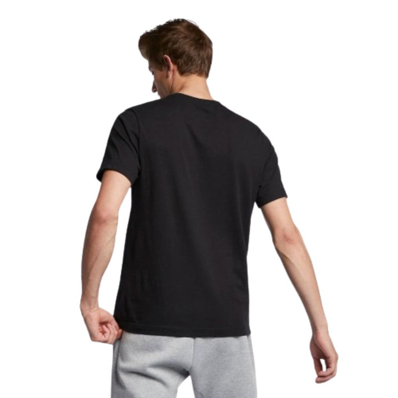 Nike T-Shirt 100% Algodón Para Caballero Color Negro Logo Just Doit
