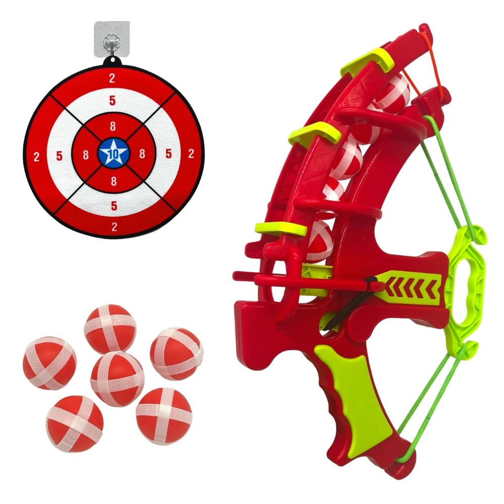 Play Day Bow & Ball Launcher With Target