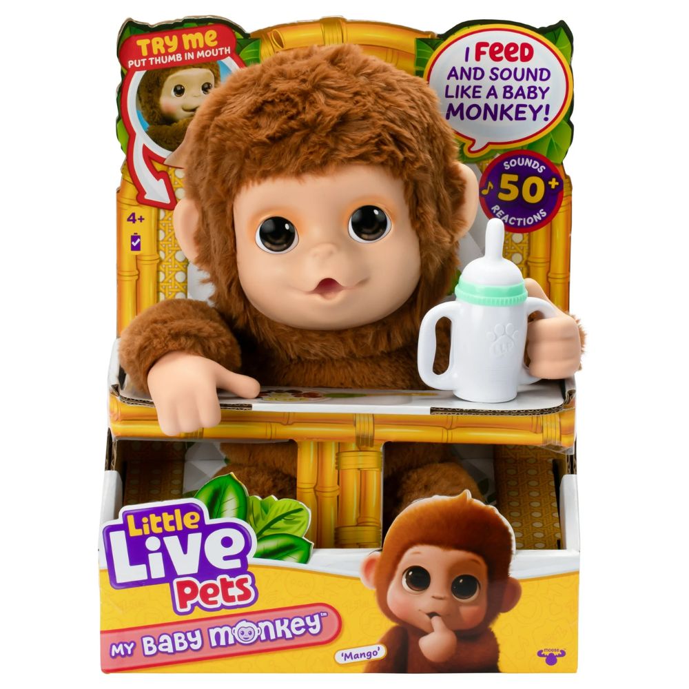 Little Live Pets My Baby Monkey 4+