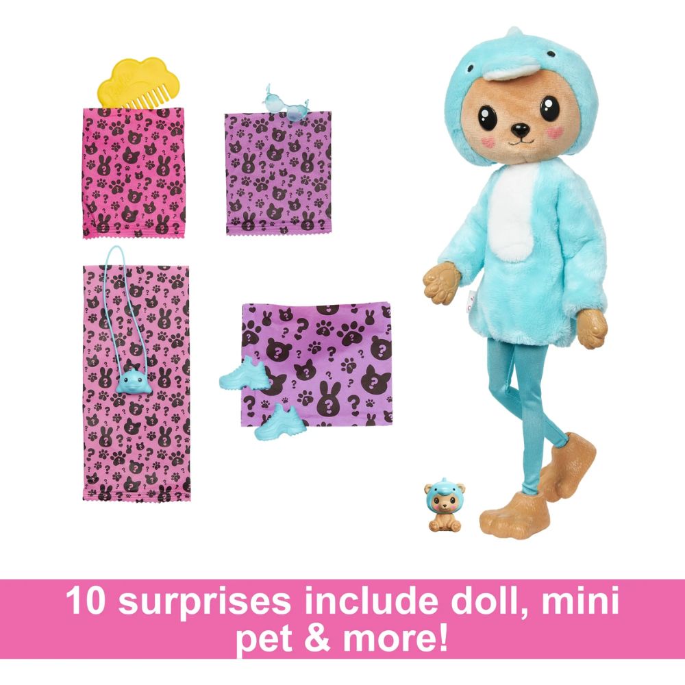 Barbie Cutie Reveal 10 Surprises Pet Inside