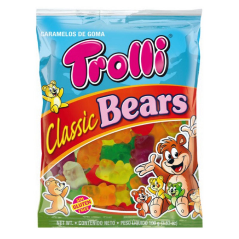 Trolli Gomitas Classic Bears Sin Gluten 100gr