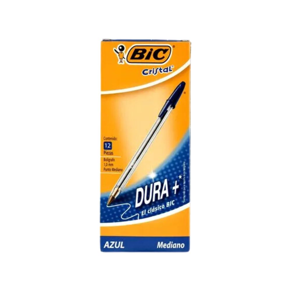 Bic Boligrafos Dura Más Caja de 12 Unidades Color Azul