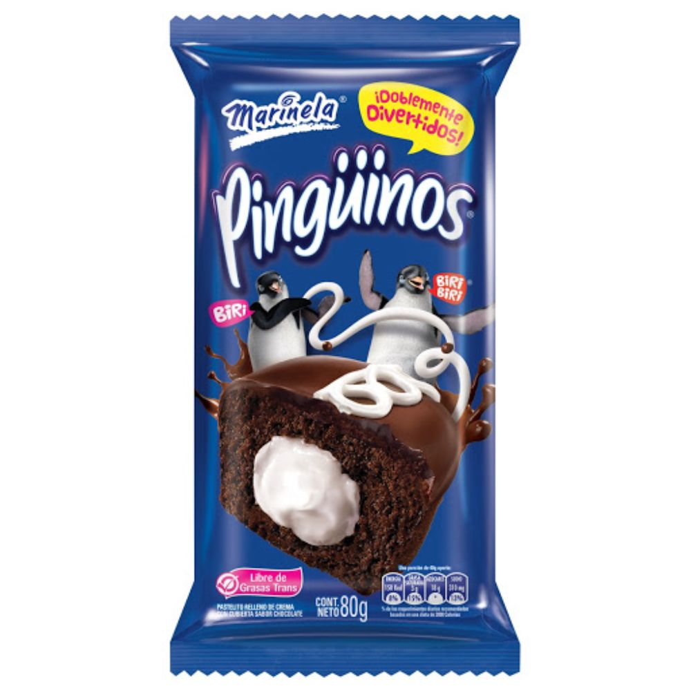 Ponque Pinguino Clasico 80Gr