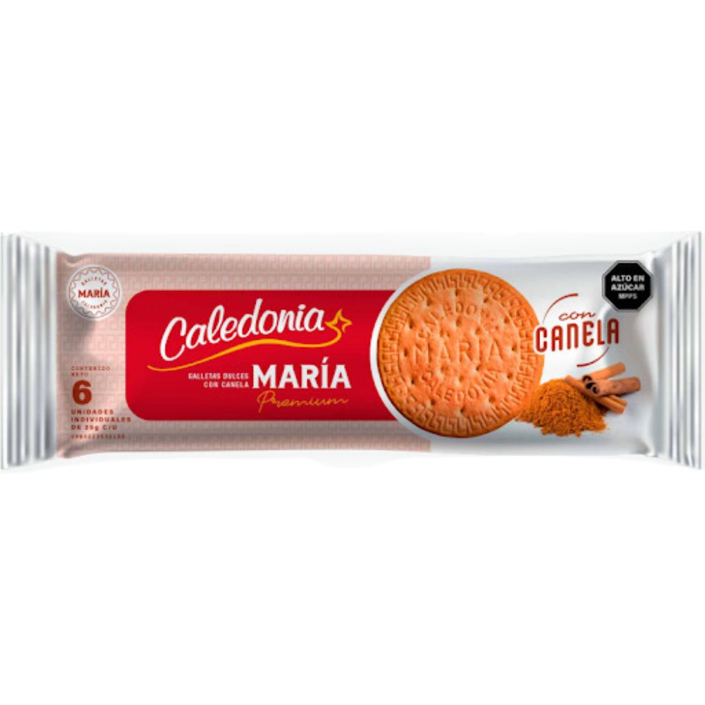 Galleta Maria Caledonia Canela 6 und 150 grs