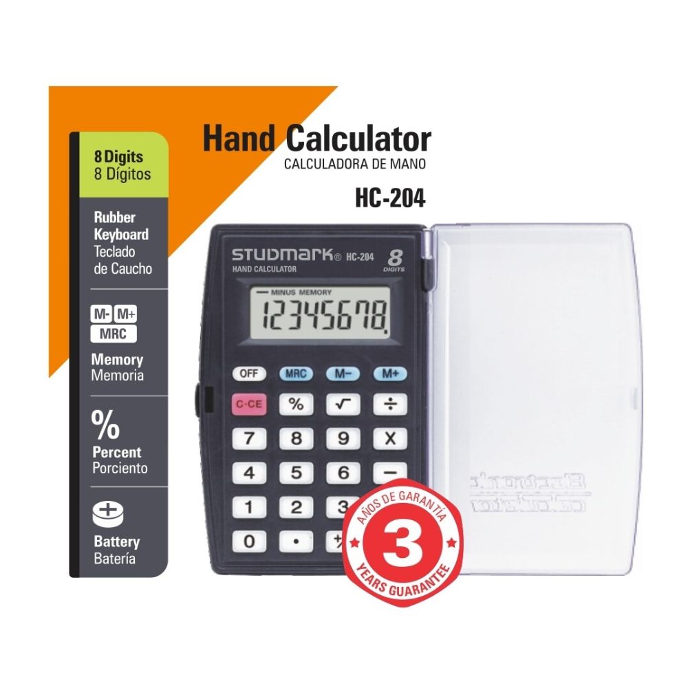 Studmark Calculadora de Mano HC-204