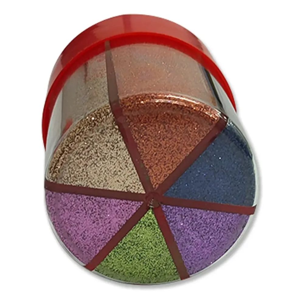 Metacolor Set de Escarcha Multicolor 6 en 1